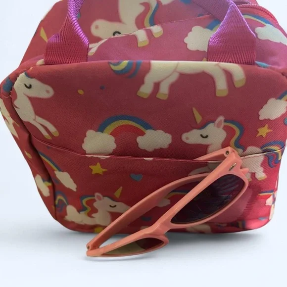 Pink Unicorn lunch pack and Accessories Set with XL princess Cat Tshirt - Picture 3 of 7